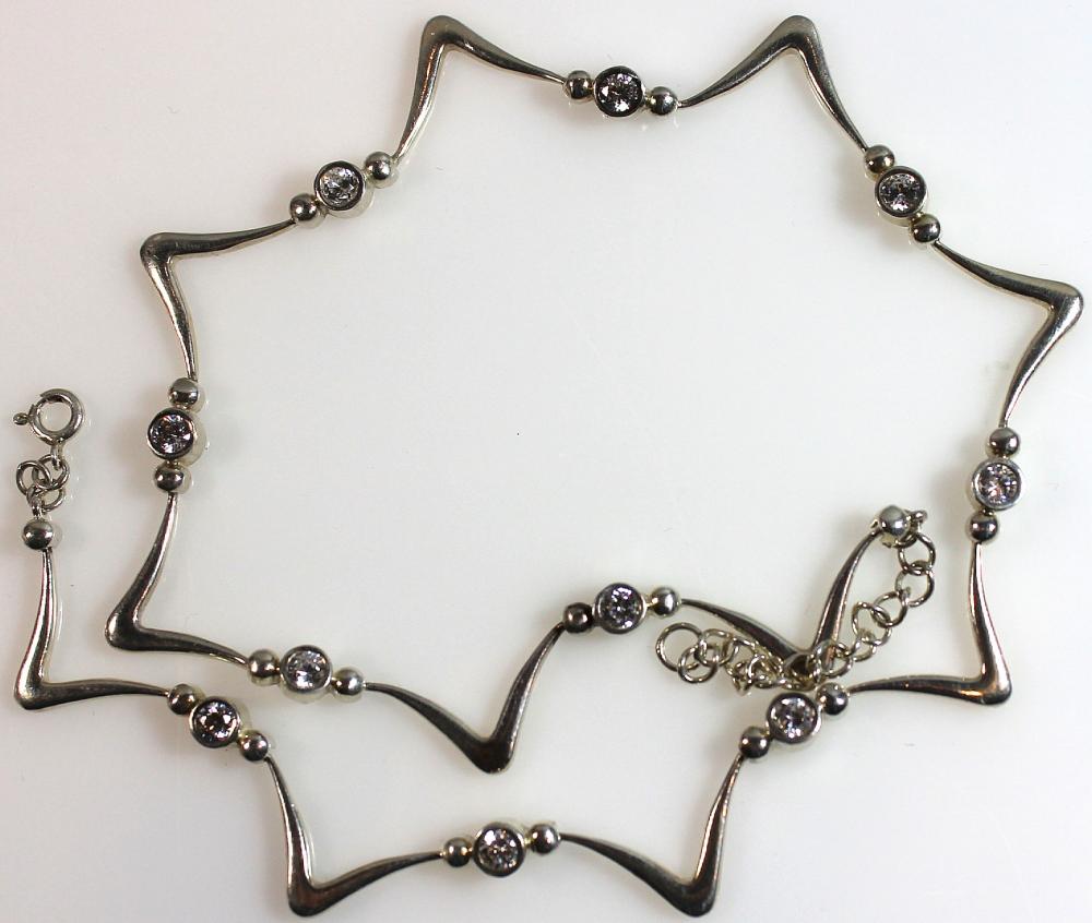 Crazy-link Necklace in Ster... image