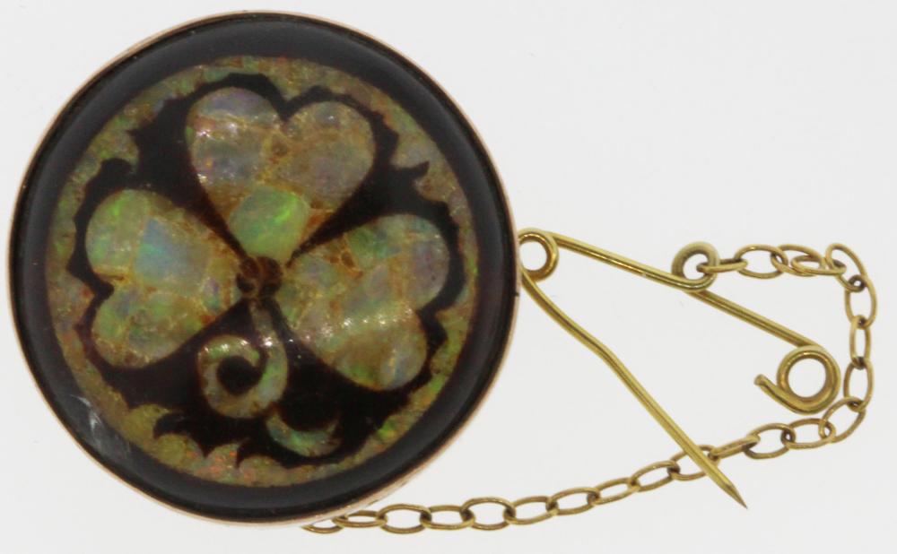 Antique Shamrock Brooch in ... image