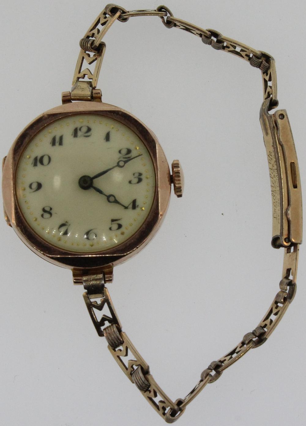 Vintage 9ct Gold Women's Wa... image