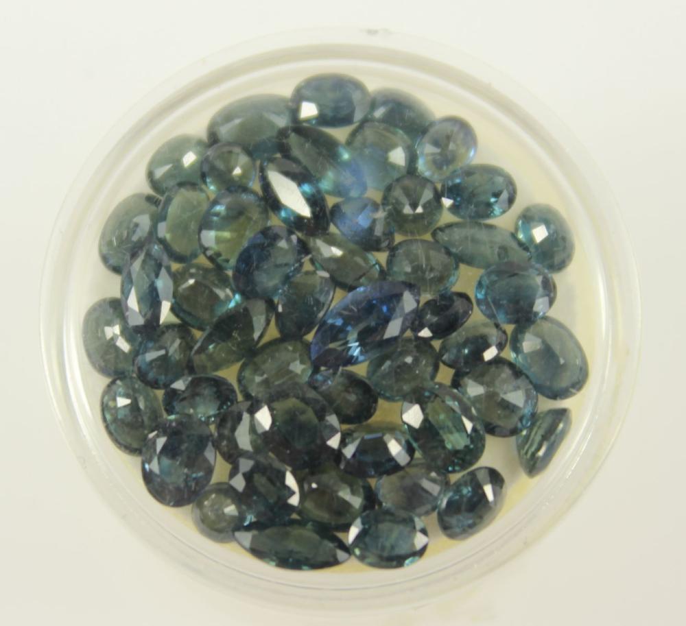 Faceted Blue Sapphires (50 ... image