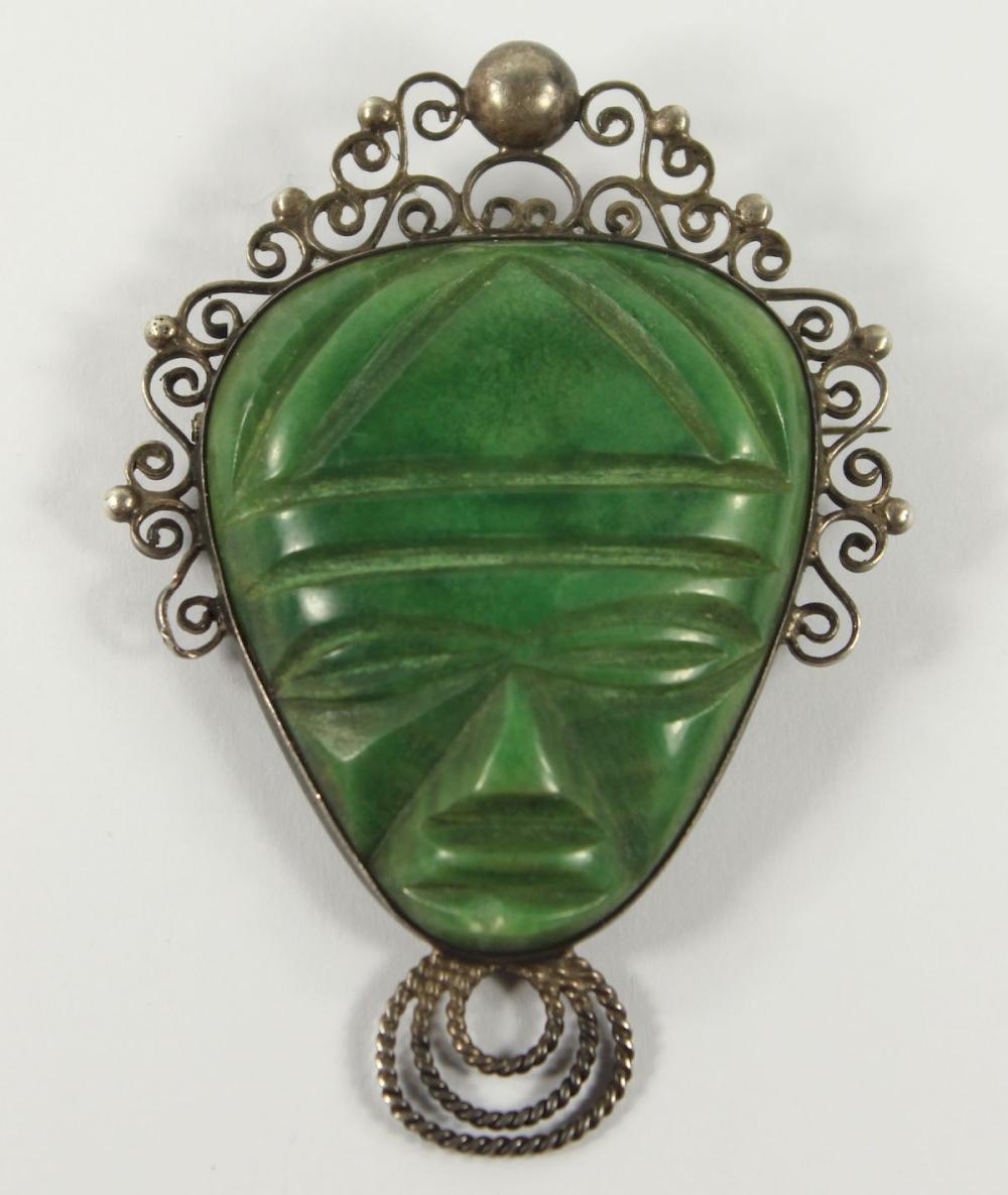 Mexican (925) Silver Brooch... image