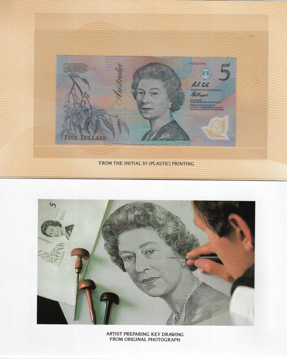 Australia 1992 $5 'Last Pap... image