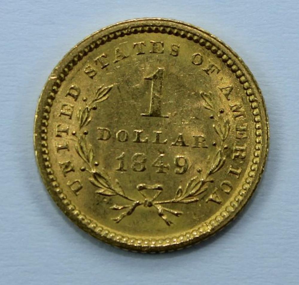 U.S.A. 1849 Liberty Gold Do... image