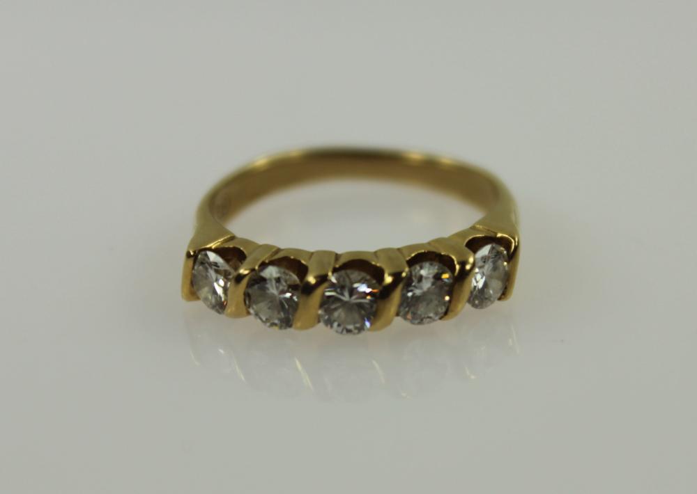 Diamond Bridge Ring in 18ct... image