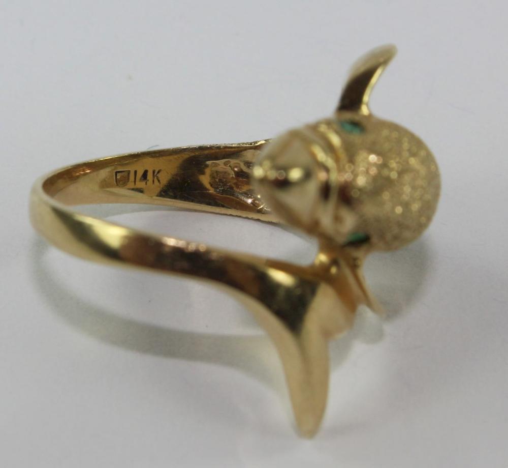 Dolphin Ring in 14ct Yellow... image