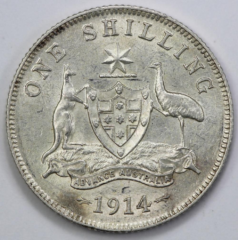 Australia. 1914 Shilling, l... image