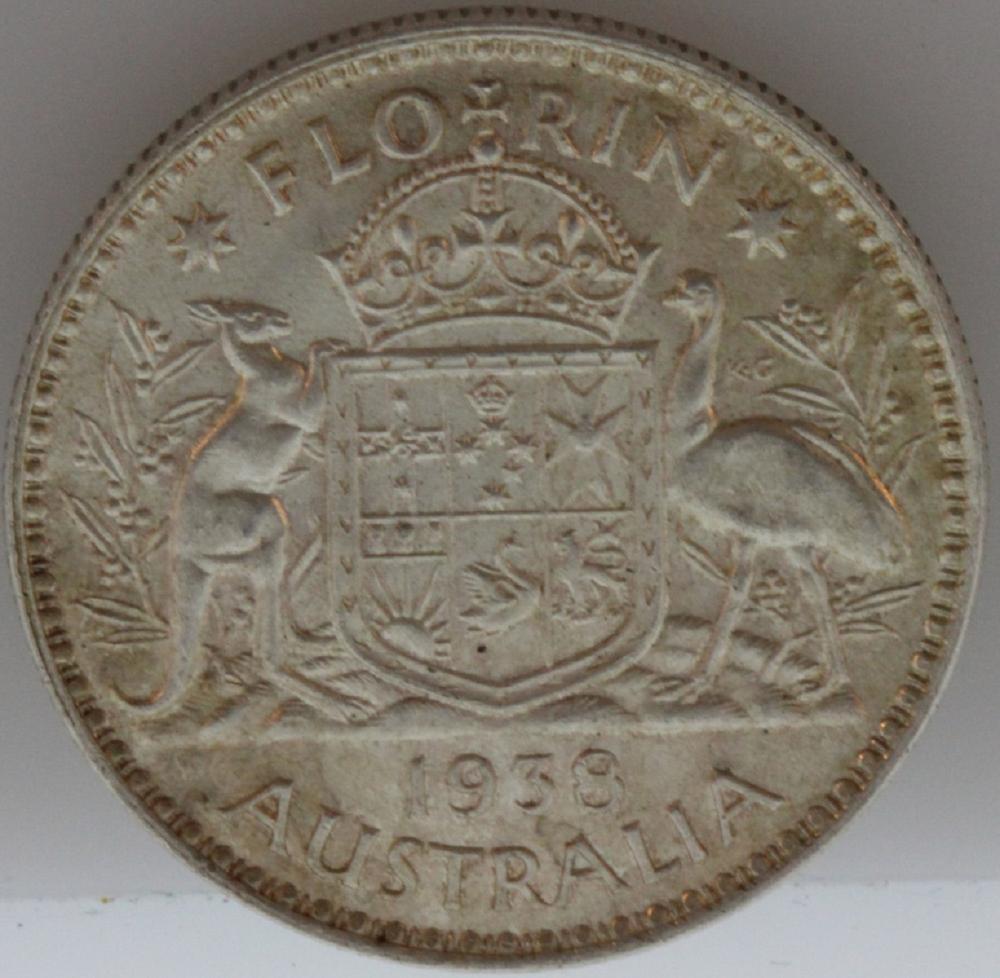 Australia. 1938 Florin, Unc... image