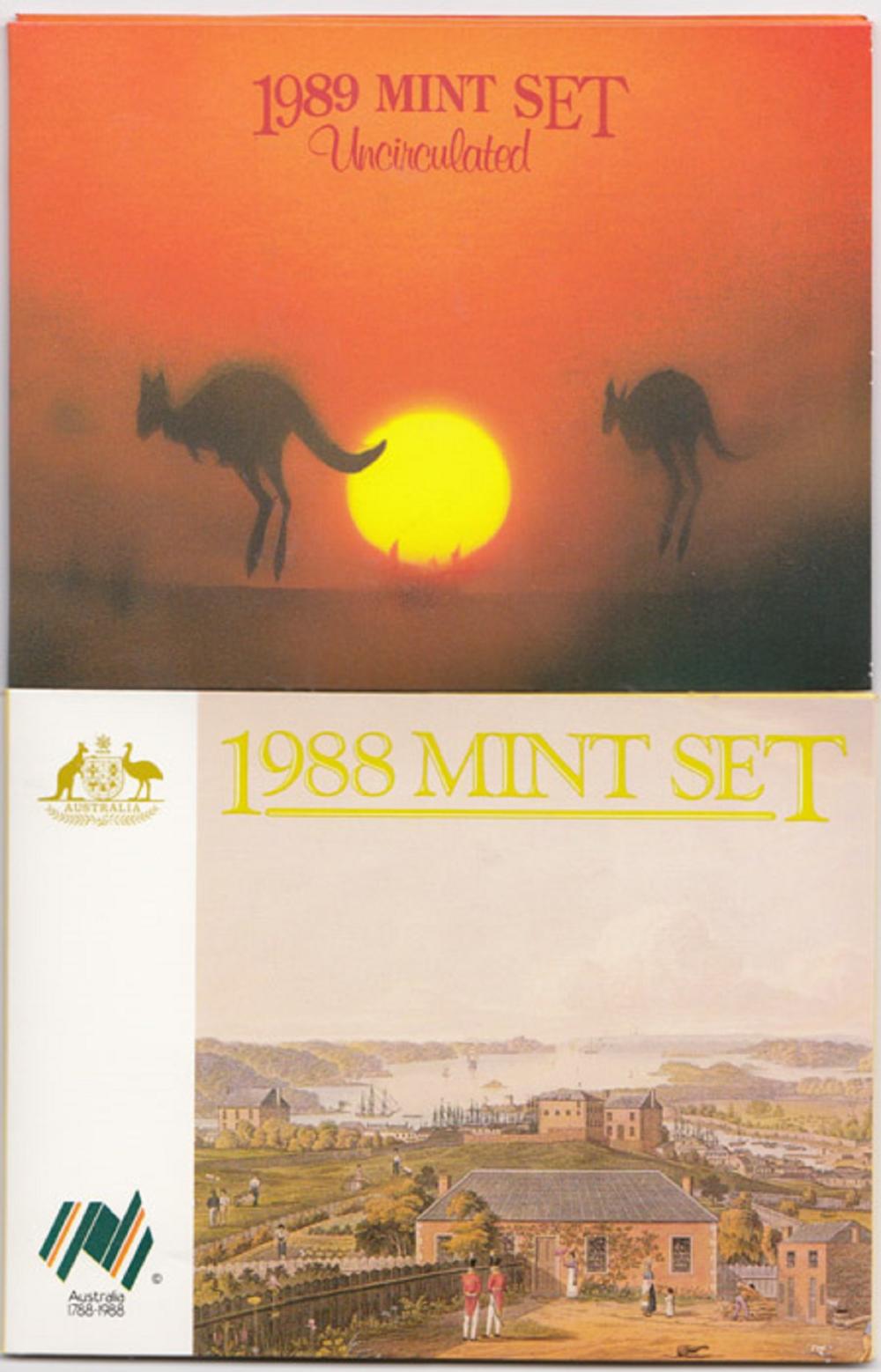 Australia. 1988 & 1989 Mint... image