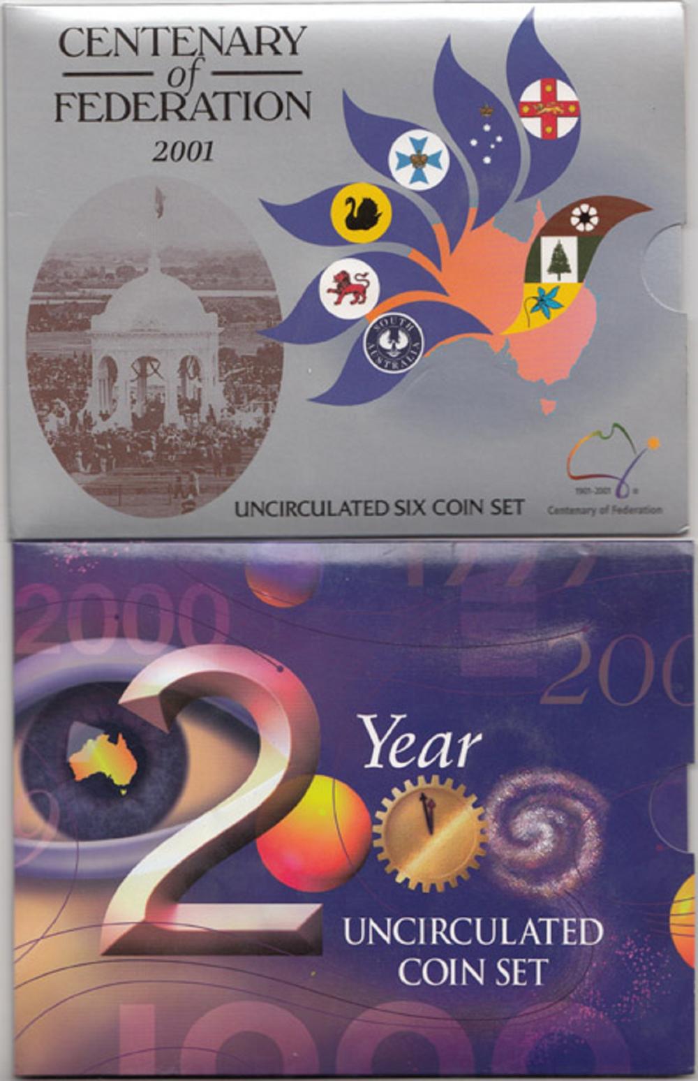 Australia. 2000 & 2001 Mint... image