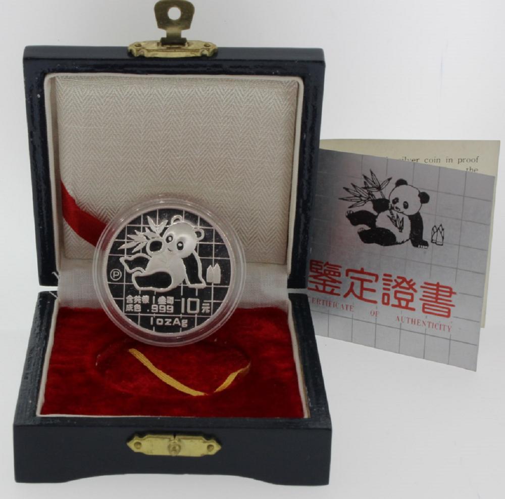 China. 1989 Proof Silver (0... image