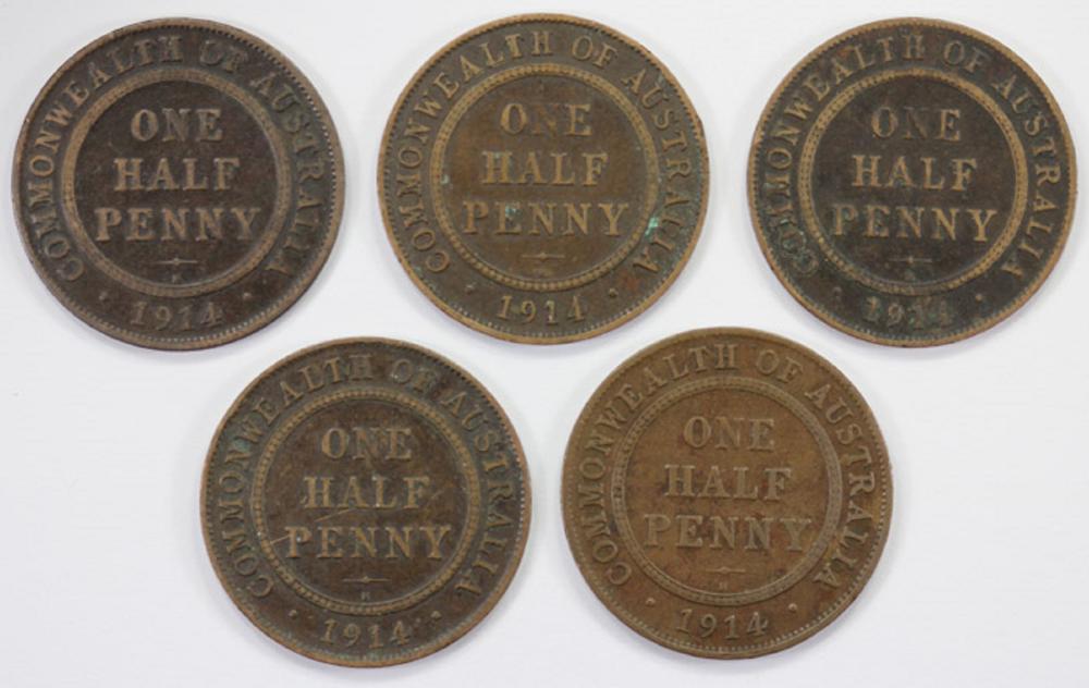 Australia. 1914 H Halfpenny... image