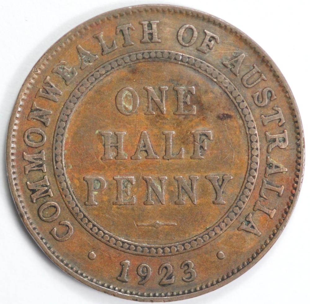 Australia. 1923 Halfpenny, ... image