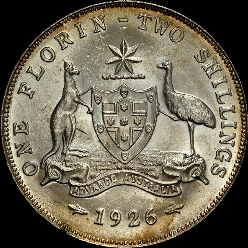 Australia. 1926 Florin, PCG... image