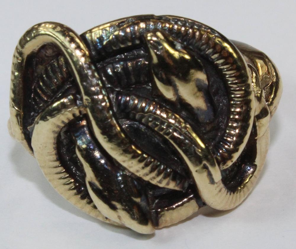 Snake Ring in 9ct Yellow Gold image