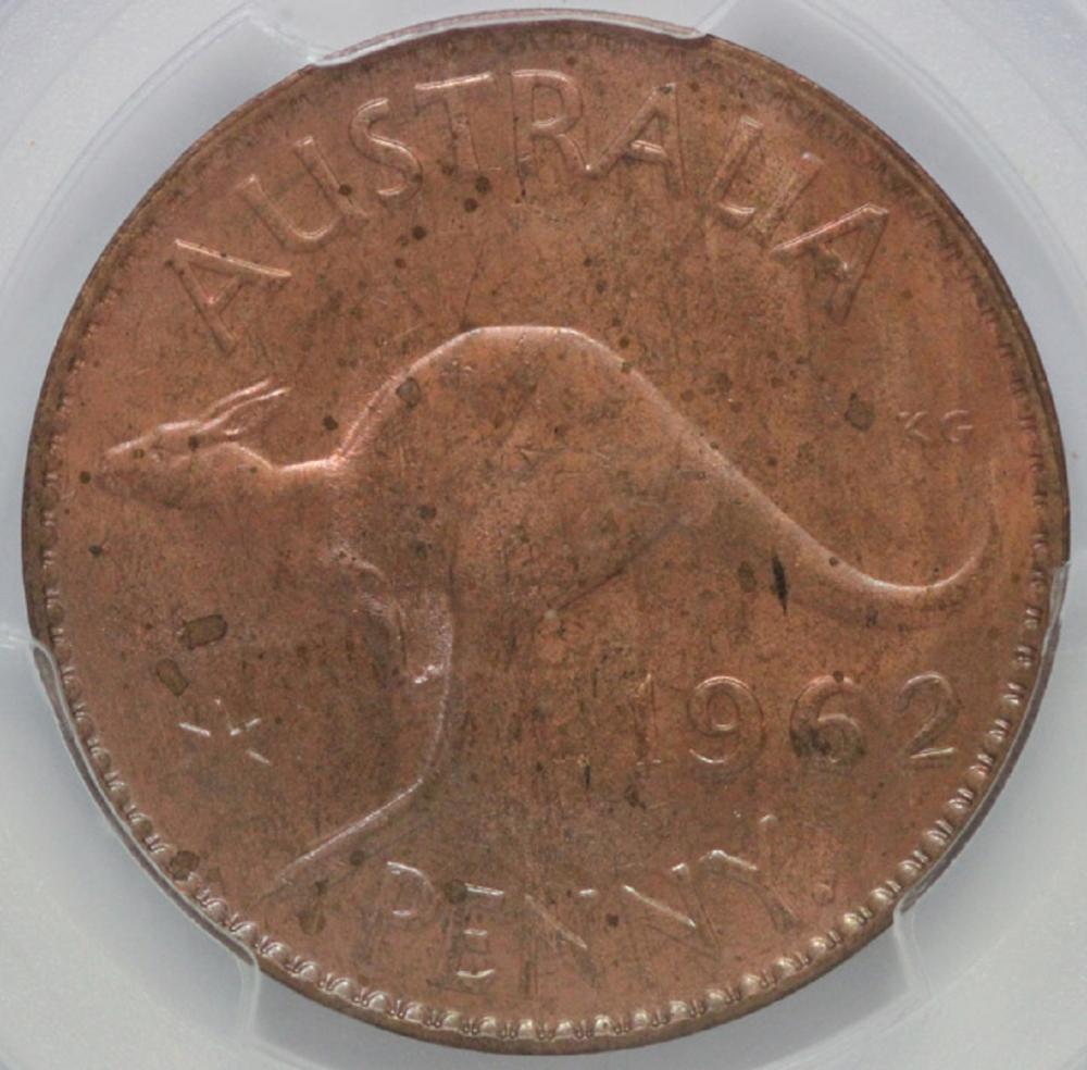 Australia 1962 Penny, PCGS ... image