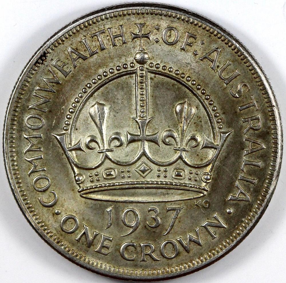 Australia 1937 Crown, Light... image