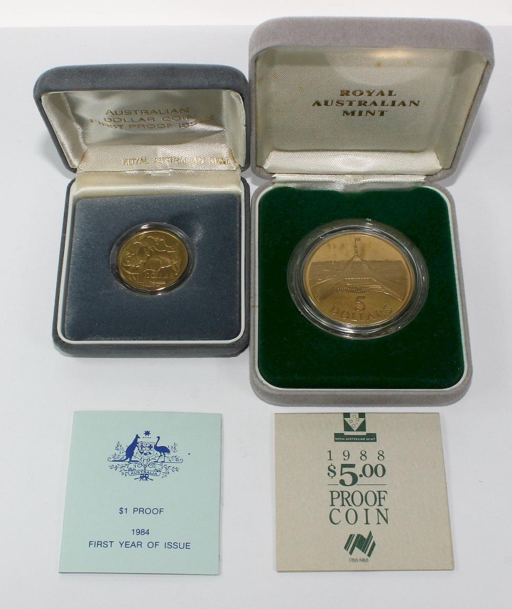 Australia 1984 Proof Dollar... image