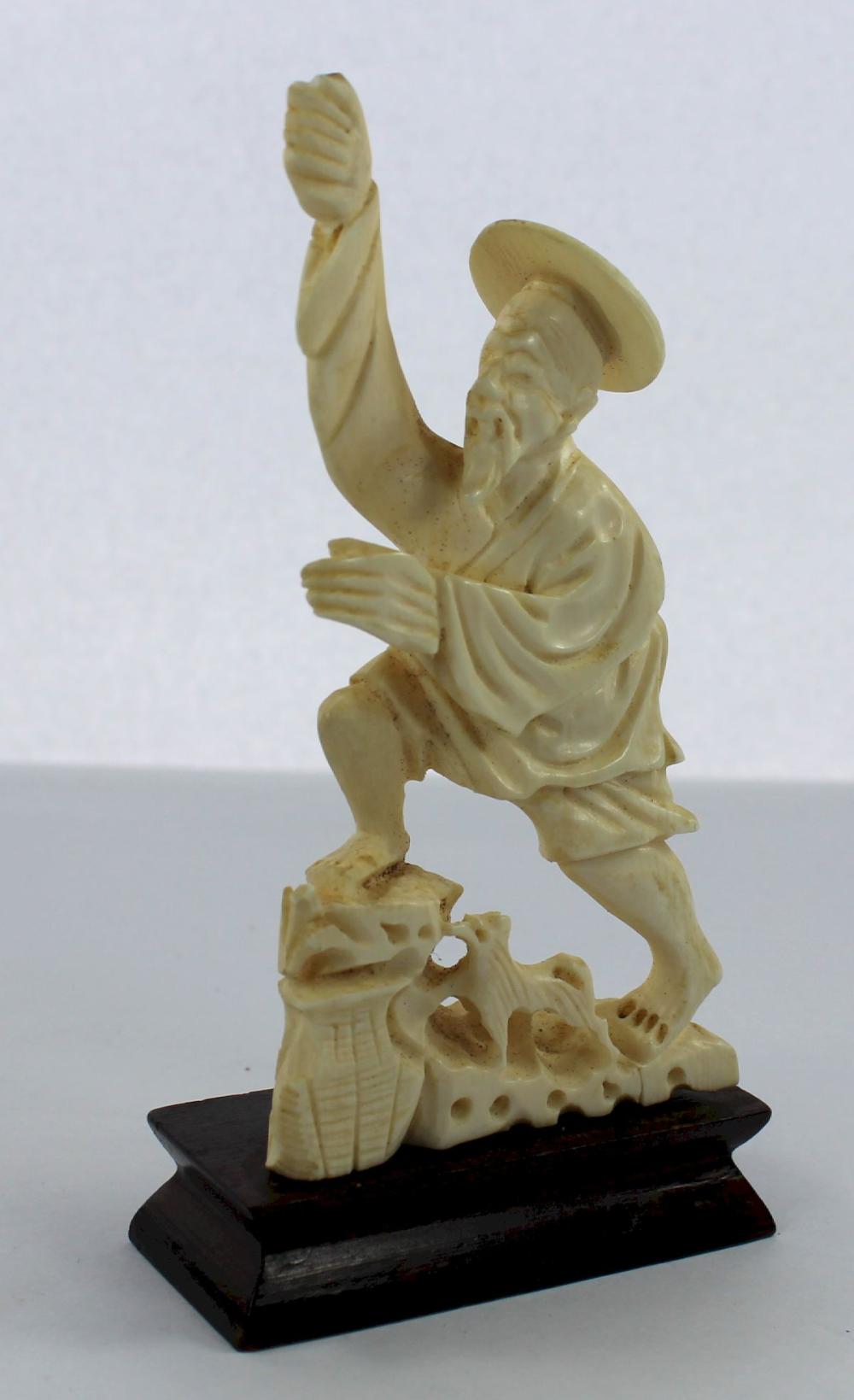 Chinese Ivory Figurine of a... image