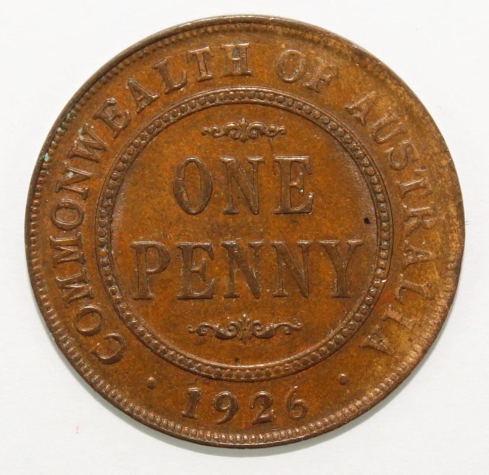 Australia 1926 Penny, about... image