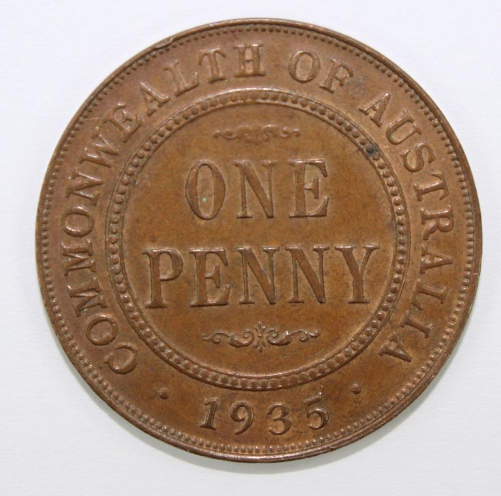 Australia 1935 Penny, virtu... image