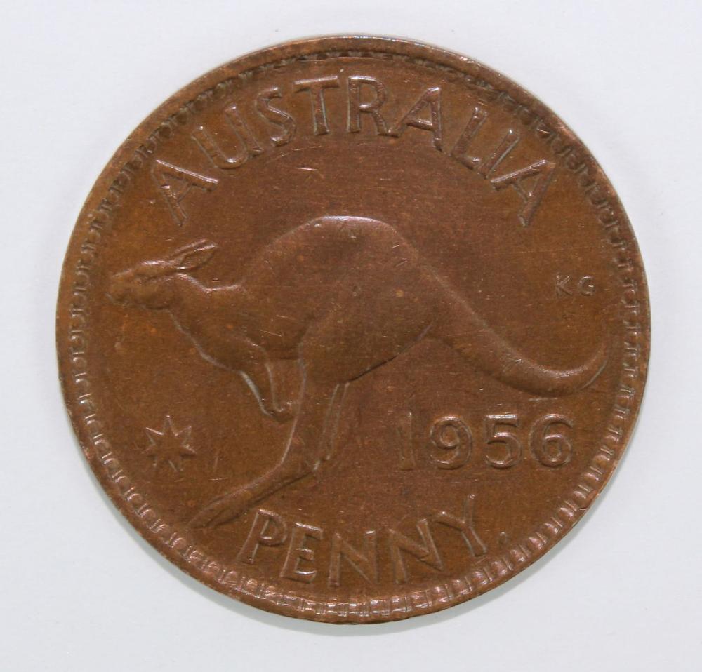 Australia 1956 Y. Penny, ab... image