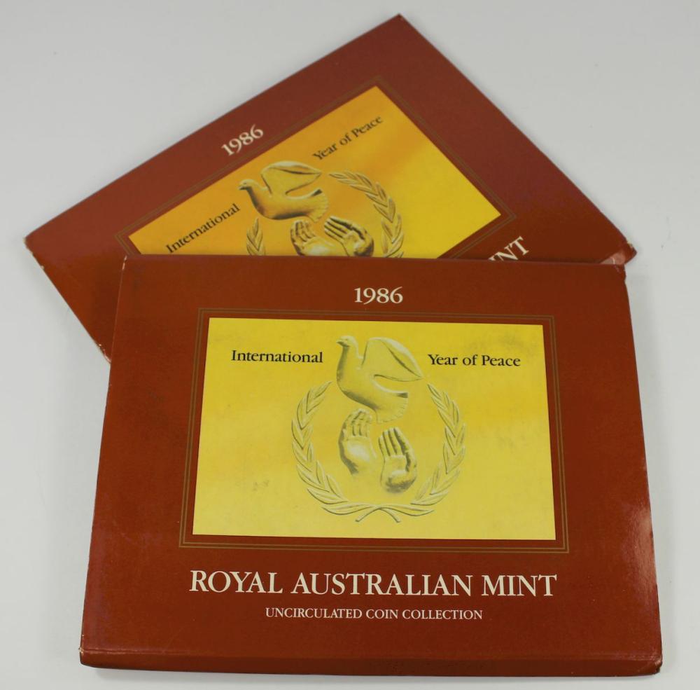 Australia 1986 Mint Sets, U... image