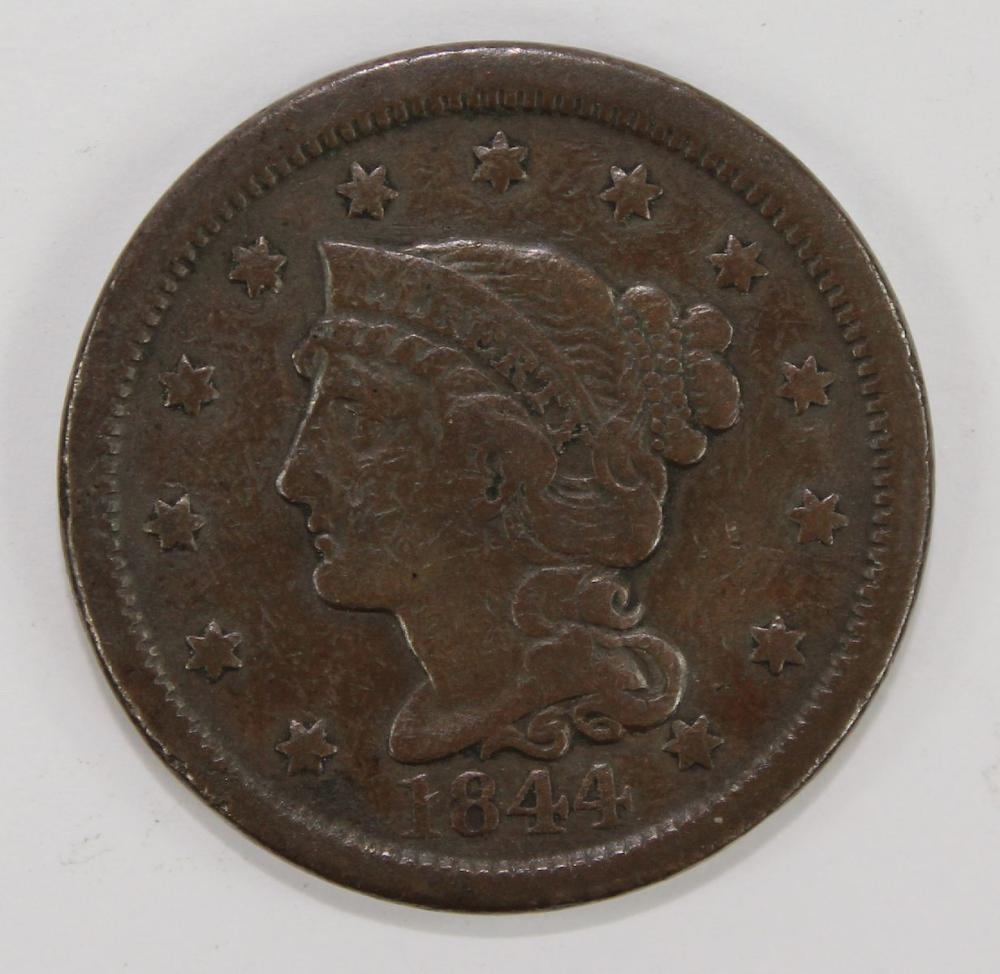 U.S.A. 1844 Cent, good Very... image