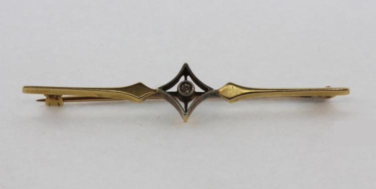 Vintage 15ct Pin with small... image