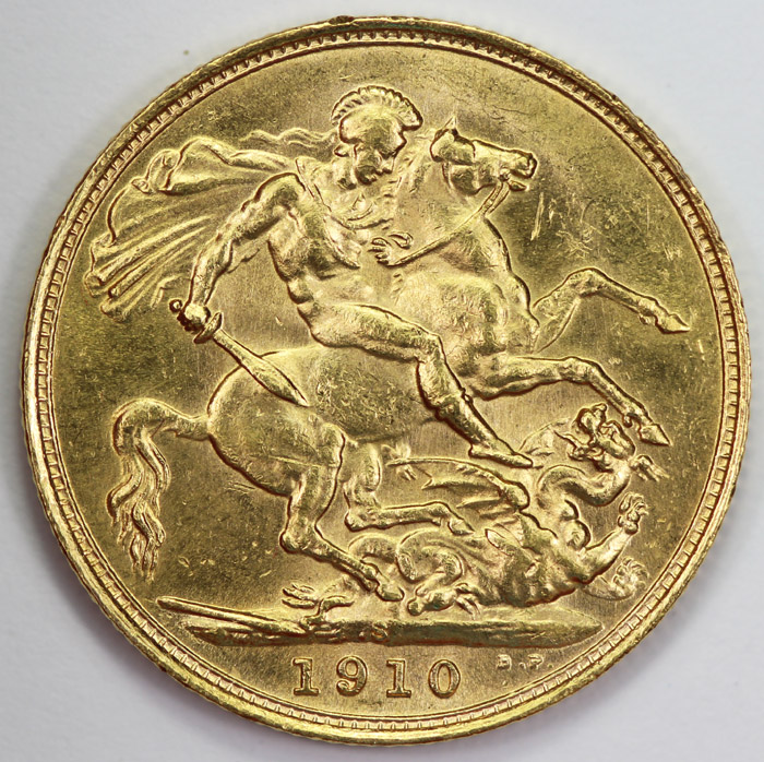 Australia 1910 S Sovereign,... image