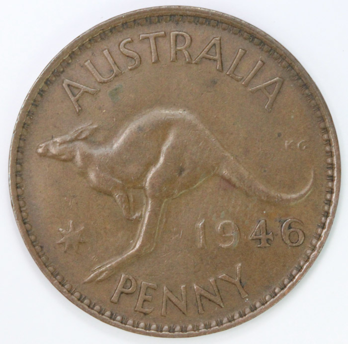 Australia 1946 Penny, good ... image