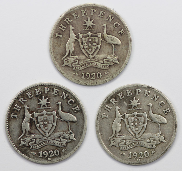 Australia 1920 M Threepence... image