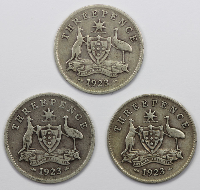 Australia 1923 Threepence, ... image