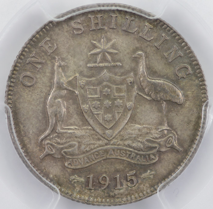 Australia 1915 H Shilling, ... image