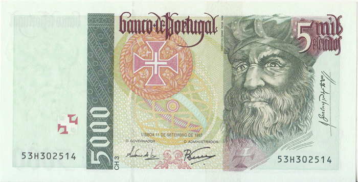 Portugal 1997 Five Thousand... image