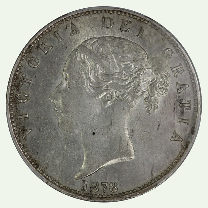 Great Britain 1878 Half Cro... image