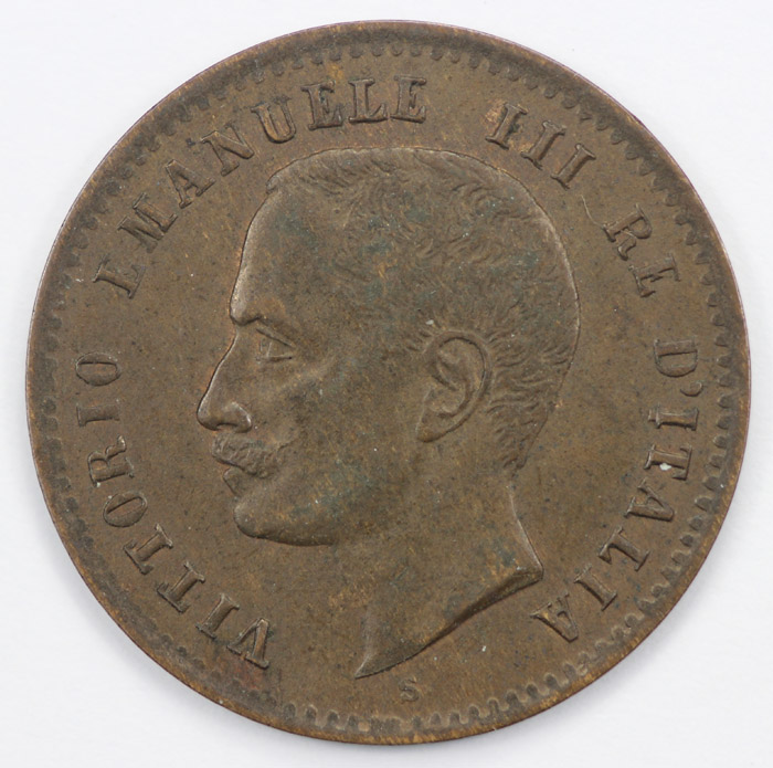 Italy 1908 R 2 Centesimi, a... image