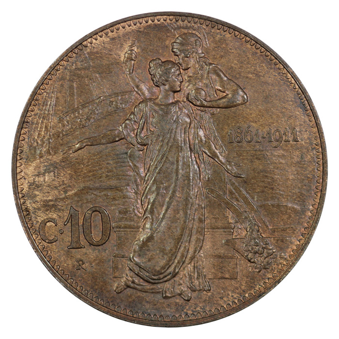 Italy 1861-1911 10 Centesimi image