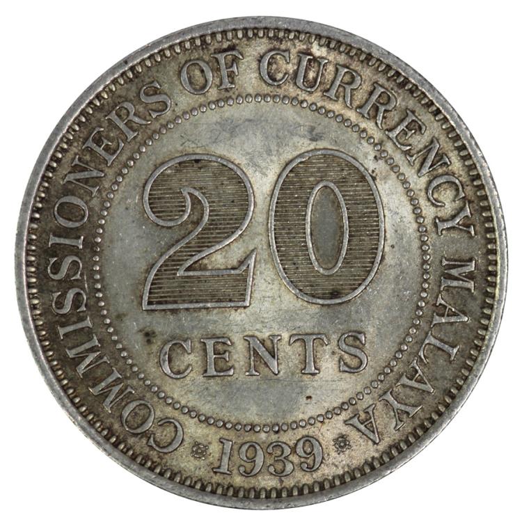 Malaya 1939 Silver (0.750) ... image