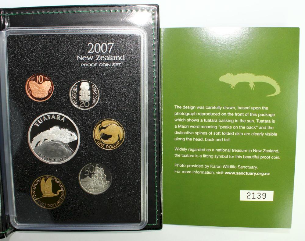 New Zealand 2007 Proof Set,... image