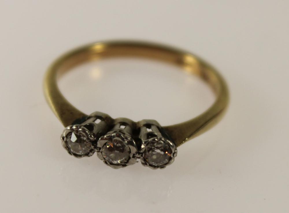 Diamond Ring in 9ct Yellow ... image