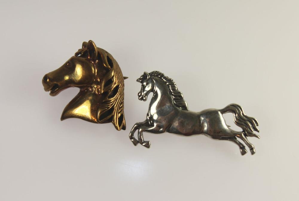 Horse Brooches in Sterling ... image