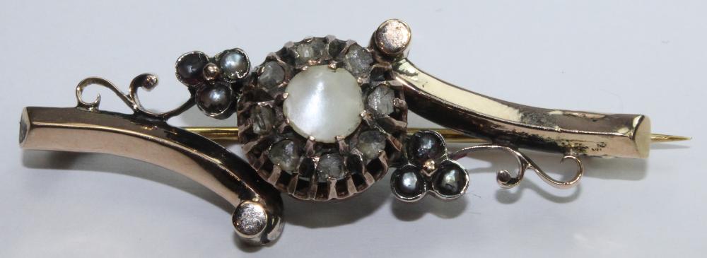 Vintage Brooch with a Mothe... image