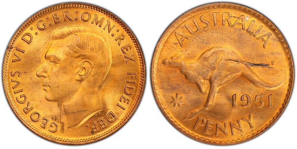 Australia 1951 (M) Penny, P... image