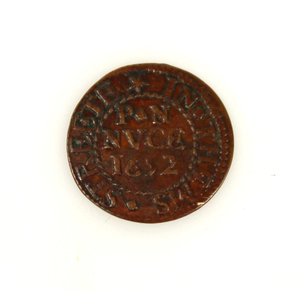 England 1652 Copper Farthin... image