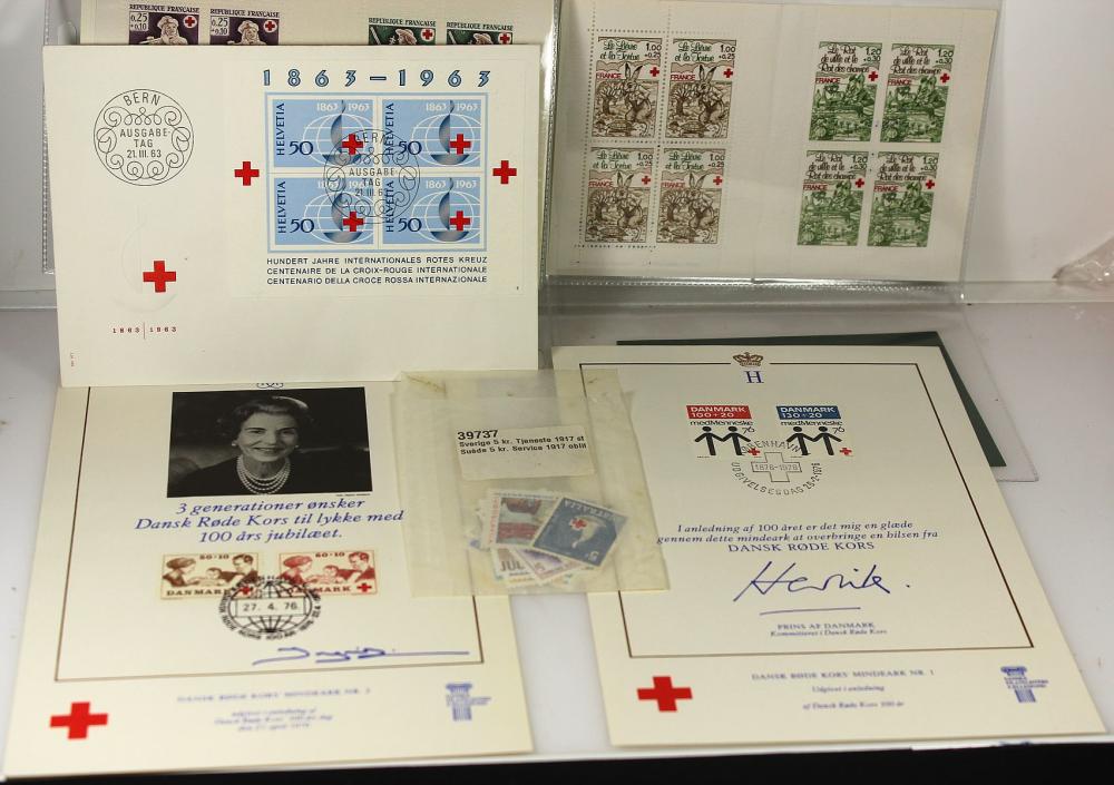 "Red Cross" thematic stamps... image