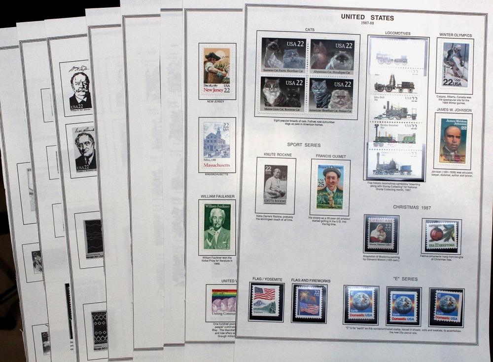 U.S.A. Selection of Stamps ... image