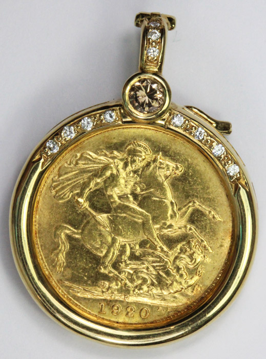 Gold (22ct) Sovereign dated... image