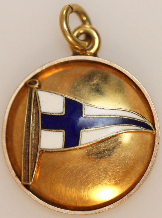 Enamelled Sailing Award Fob... image