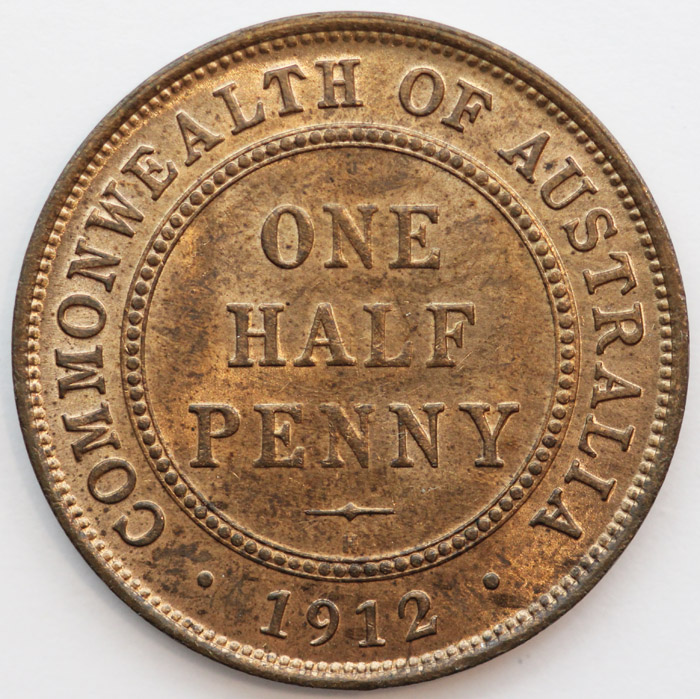 Australia 1912 Halfpenny, C... image