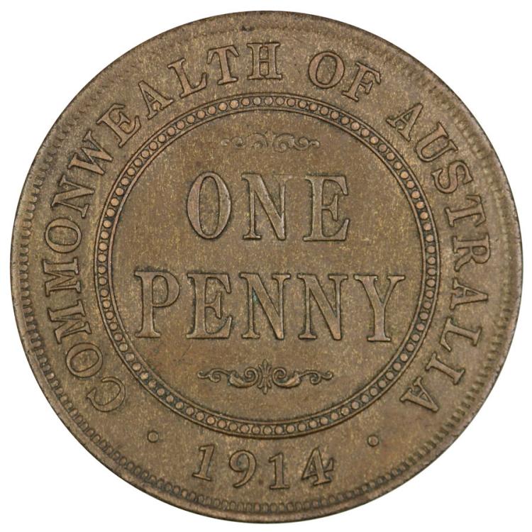 Australia 1914 Penny, about... image